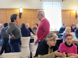 Alexandra Burgmaier und Maria Noichl in Gesprächen